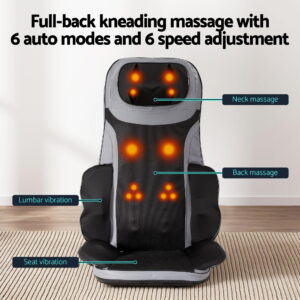 Livemor Full Back Massage Seat Cushion Heating With 360° Foot Massagers
