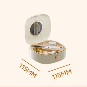 Sewing Kit - Sewing Box - Sewing Thread - Sewing Supplies - Haberdashery - Travel Sewing Kit - Sewing Kit - Sewing Accessories - Clothing Repair Kit - Needles and Thread - Needle and Thread - Measuring Tape - Crafts - Sewing Case - Starter Kit - Beige - 1